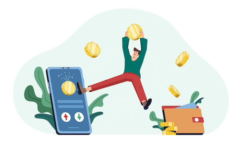 MetaMask mobile mockup shows that wallet is private and secure